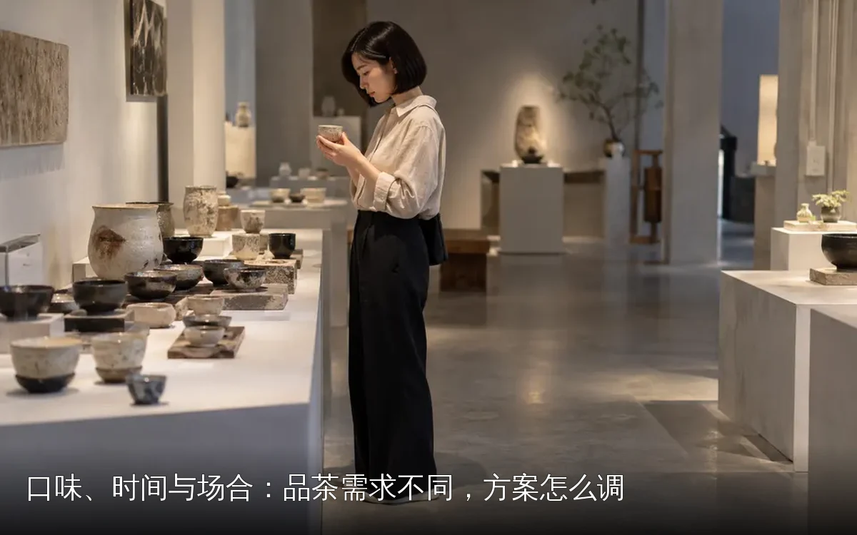 口味、时间与场合:品茶需求不同,方案怎么调